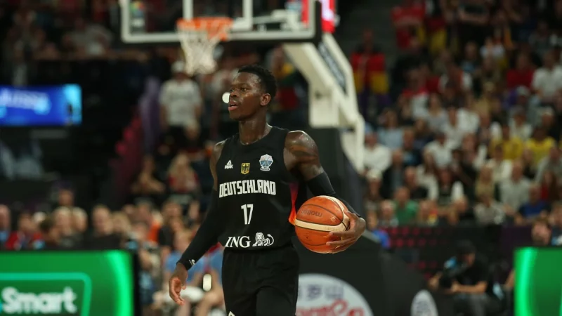 Schr&ouml;der beim Spiel gegen Litauen. - &copy; Matthias Stickel/dpa