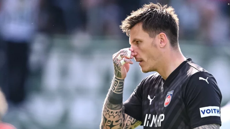 Er wolle den 1. FC Heidenheim aktuell nicht verlassen, erkl&auml;rt Torwart Kevin M&uuml;ller. - &copy; Harry Langer/dpa