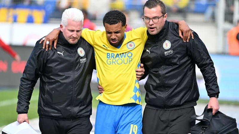 Fehlt in der Relegation: Braunschweigs Leon Bell Bell. - © Swen Pförtner/dpa