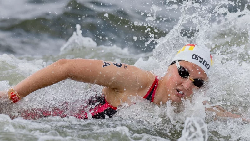 Lea Boy hat den deutschen Freiwasserschwimmerinnen die erste Medaile bei dieser EM beschert. - &copy; Jo Kleindl/DSV/dpa