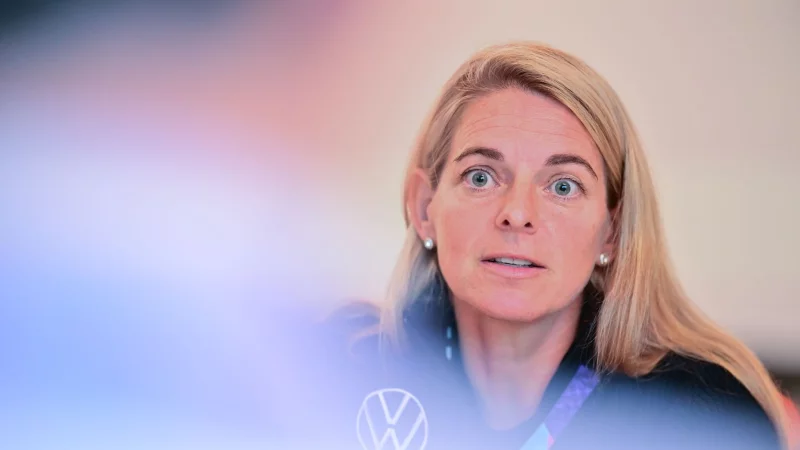 Sportdirektorin Nia Künzer: Ganz schwere Aufgabe für das DFB-Team im EM-Viertelfinale. - © Sebastian Christoph Gollnow/dpa