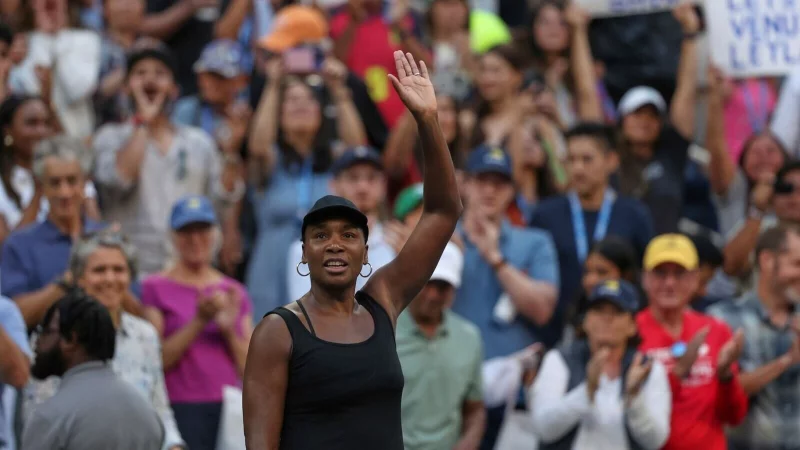 Für Venus Williams war im Doppel-Viertelfinale der US Open Schluss. - © Heather Khalifa/AP/dpa