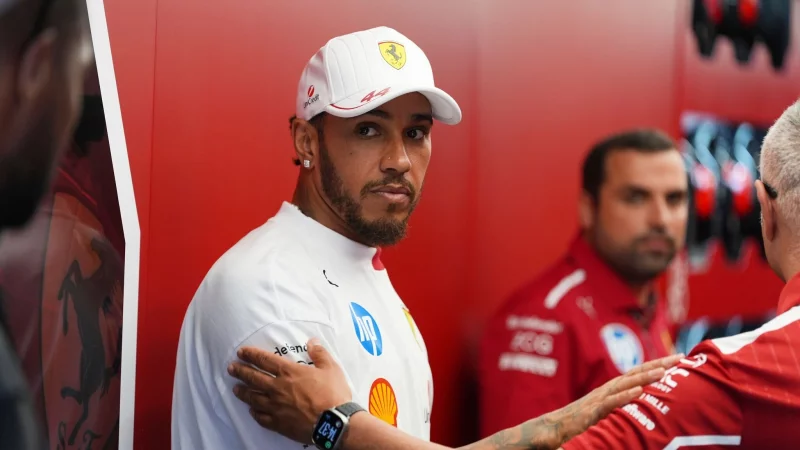 Lewis Hamilton schäumte am Funk während des Miami-Rennens. - © Rebecca Blackwell/AP/dpa