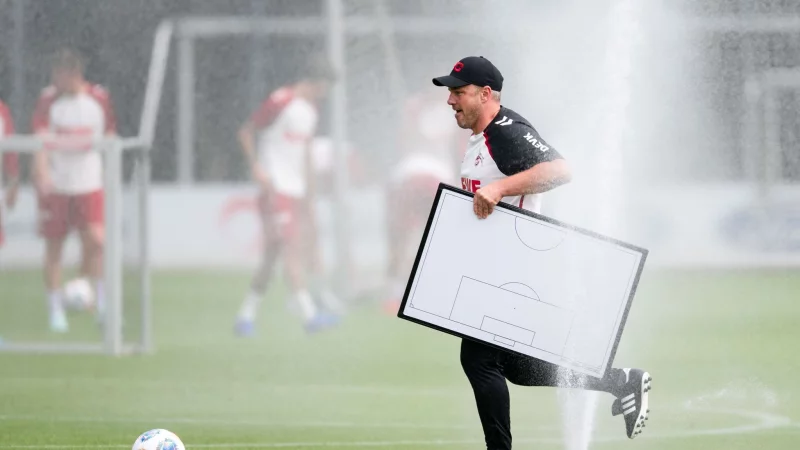 Lukas Kwasniok bringt beim 1. FC K&ouml;ln frischen Wind. - &copy; Marius Becker/dpa