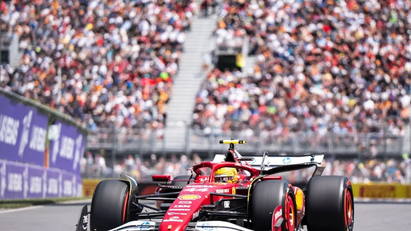 Lewis Hamilton auf der Strecke in Kanada. - &copy; Christopher Katsarov/The Canadian Press/AP/dpa