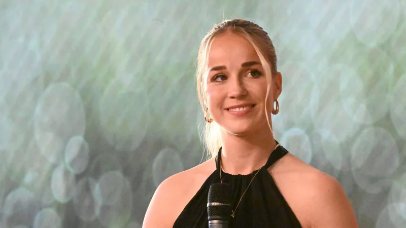 Immer mehr im &ouml;ffentlichen Fokus: Nationalspielerinnen wie Giulia Gwinn - &copy; Felix H&ouml;rhager/dpa