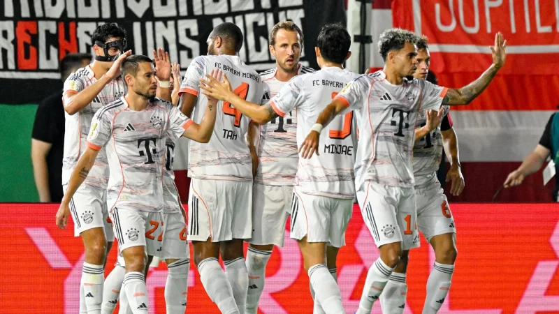 Der FC Bayern steht in der 2. Runde des DFB-Pokals. - © Uwe Anspach/dpa