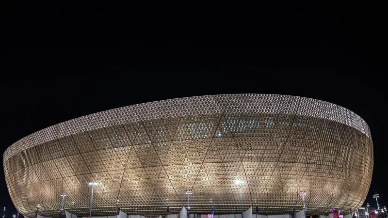 Bald wieder ein WM-Stadion? Katar interessiert sich mit seinem Lusail Stadion von der Weltmeisterschaft 2022 für die Ausrichtung der Club-WM 2029. - © Robert Michael/dpa