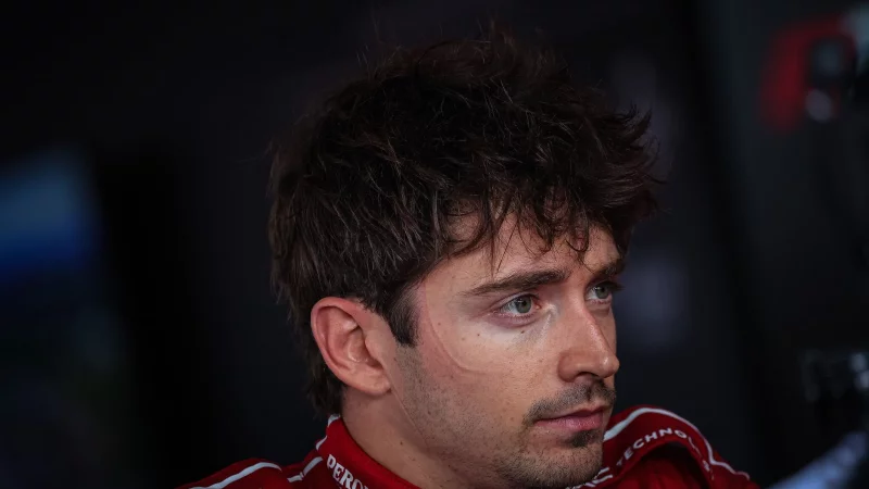 Charles Leclercs Sieghoffnung in Ungarn platzte spät. - © Federico Basile/LiveMedia-IPA/ZUMA Press Wire/dpa