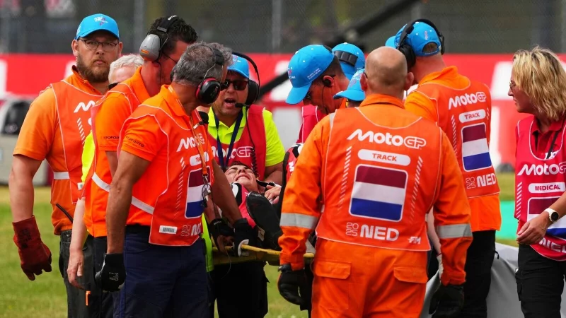 Luca Lunetta zog sich einen Schienbeinbruch zu. - &copy; Peter Dejong/AP/dpa