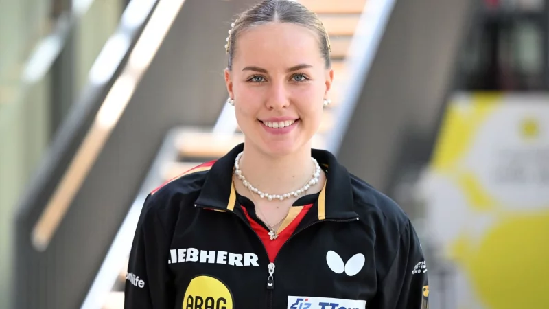 Hat sich im Training verletzt: Tischtennis-Star Annett Kaufmann. - © Federico Gambarini/dpa