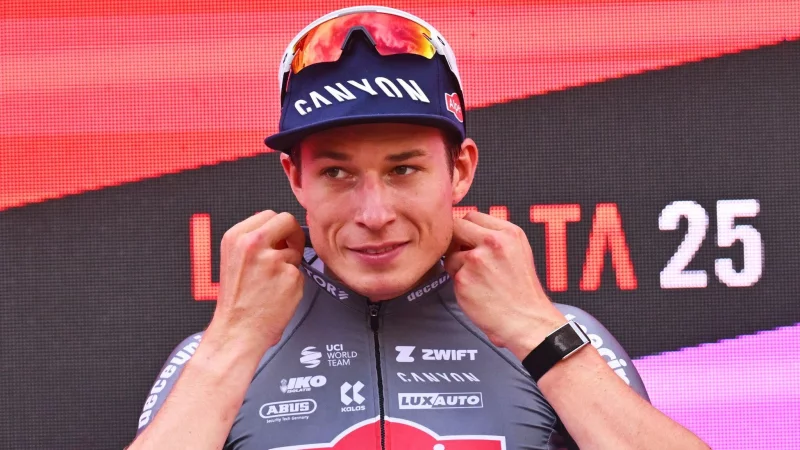 Dritter Tagessieg bei der 80. Vuelta: Der Belgier Jasper Philipsen. - &copy; Miguel Oses/AP/dpa