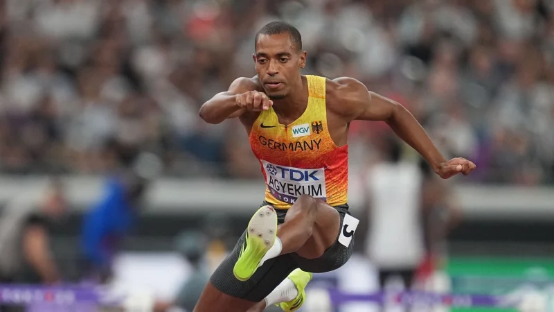 Sechster im WM-Finale: Emil Agyekum. - &copy; Michael Kappeler/dpa