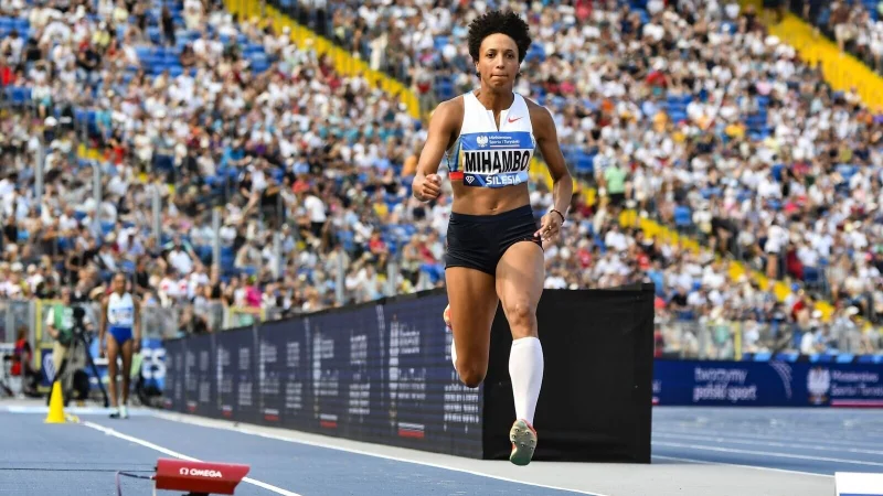 Malaika Mihambo musste sich in Chorzow mit Platz vier zufriedengeben. - &copy; Michal Dubiel/LiveMedia-IPA/ZUMA Press Wire/dpa