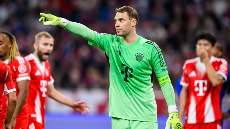 Manuel Neuer f&uuml;hrt die Bayern als Torwart und Kapit&auml;n an. - &copy; Tom Weller/dpa