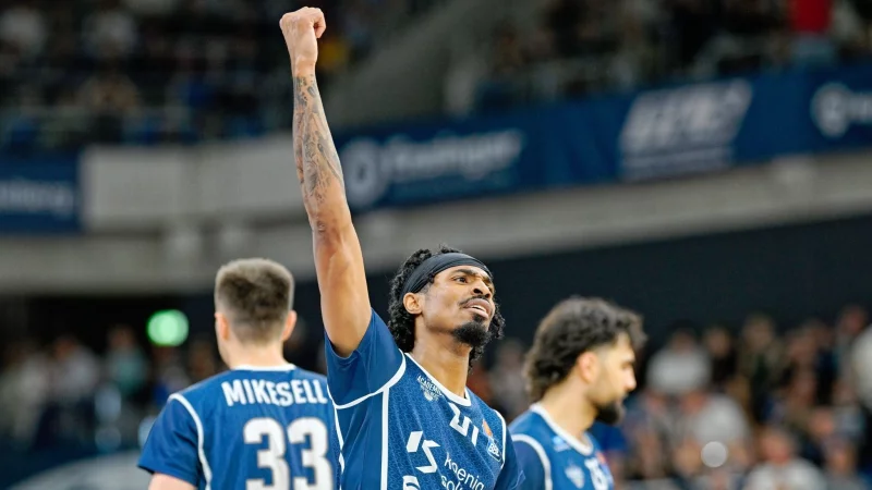 Michael Weathers war beim Sieg der Heidelberger bester Werfer. - © Uwe Anspach/dpa