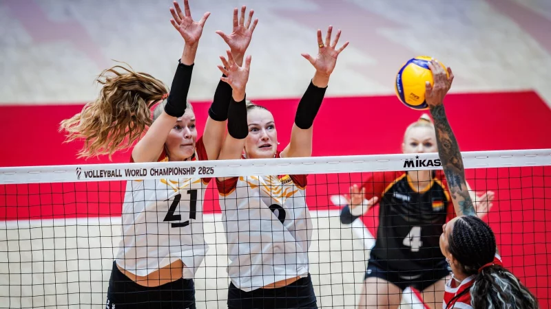 Das deutsche Team war gegen Polen ganz nah am Gruppensieg. - © ---/Deutscher Volleyball-Verband /dpa