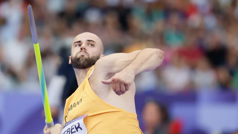 Gewann bei der Team-EM souverän den Speerwurf-Wettbewerb: Julian Weber. - © Axel Kohring/Beautiful Sports/Pool/dpa