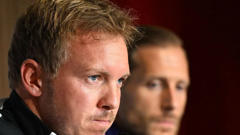 Julian Nagelsmann kündigt Veränderungen für das Spiel gegen Nordirland an. - © Federico Gambarini/dpa