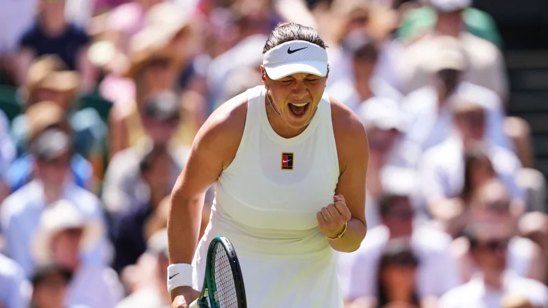 Amanda Anisimova bejubelt den Einzug in ihr erstes Grand-Slam-Finale - © Kirsty Wigglesworth/AP/dpa