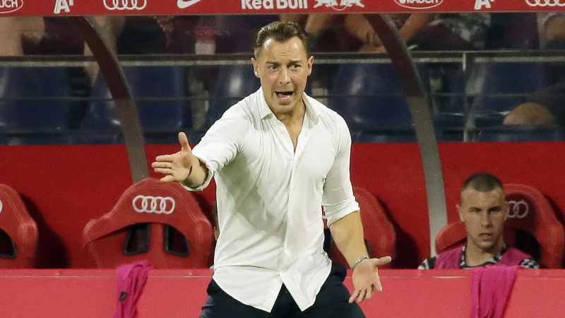 Laut Berichten Traineroption für RB Leipzig: Matthias Jaissle. - © Krugfoto/APA/dpa