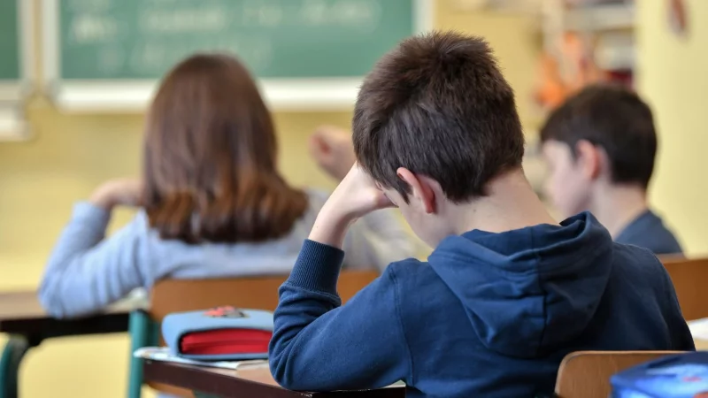 Leistungsdruck, Mobbing, soziale &Auml;ngste und Lese- oder Rechtschreibschw&auml;che sind die h&auml;ufigsten Ursachen, die zur Schulangst f&uuml;hren k&ouml;nnen. - &copy; Patrick Pleul/ZB/dpa