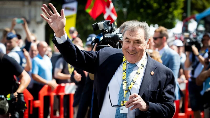 Radsport-Star Eddy Merckx ist in Belgien ein Volksheld. - © Kristof Van Accom/BELGA/dpa