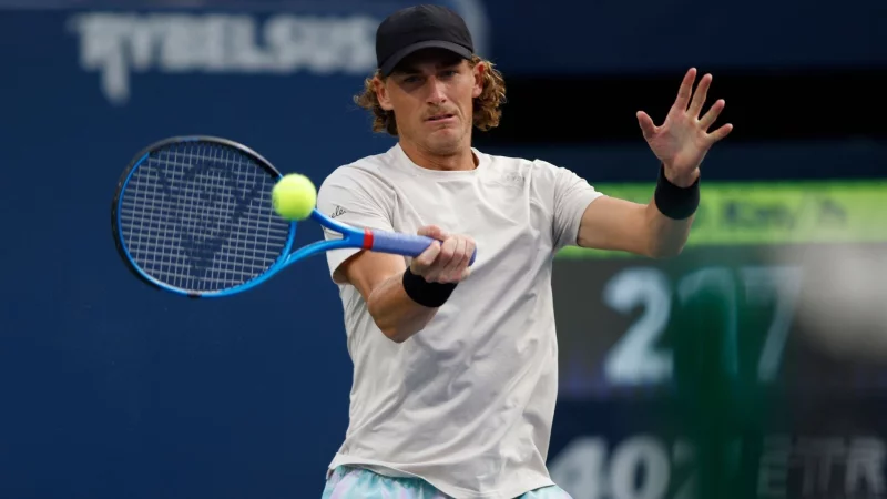 Tennisprofi Max Purcell muss eine Dopingsperre verb&uuml;&szlig;en. - &copy; Cole Burston/The Canadian Press via AP/dpa