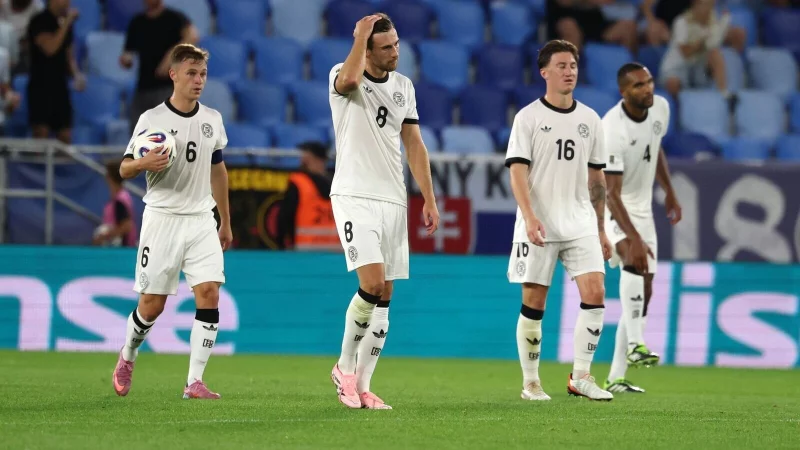 Den Auftakt in der WM-Qualifikation hatten sich Joshua Kimmich und Co. anders vorgestellt. - © Christian Charisius/dpa