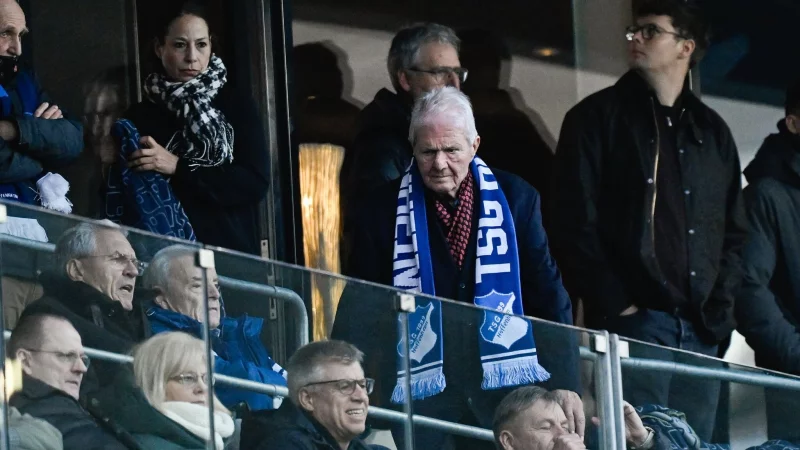 Dietmar Hopp verfolgt nach wie vor seine TSG 1899 Hoffenheim. - &copy; Uwe Anspach/dpa