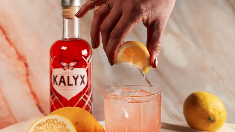 Die alkoholarme Abwandlung von &laquo;Moscow Mule&raquo;: Der &laquo;Kalyx Mule&raquo; ist ein fruchtig-floraler Aperitif mit Aromen von Himbeere, Grapefruit und Rose. - &copy; Cocktailkunst GmbH/dpa-tmn