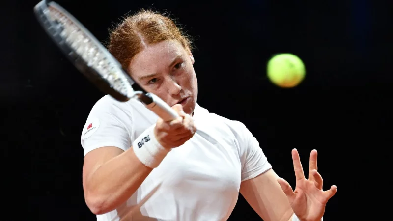 Ella Seidel muss in Wimbledon aufgeben. - &copy; Bernd Wei&szlig;brod/dpa