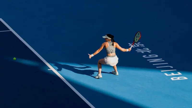 Eva Lys feiert in Peking einen weiteren Sieg. - &copy; Bai Xuefei/XinHua/dpa