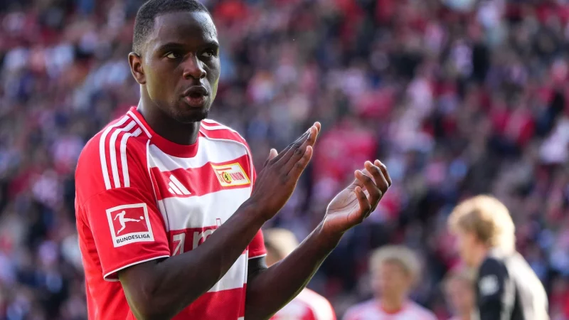 Der erstmals in die U21 berufene Ilyas Ansah traf für Union Berlin zuletzt gegen VfB Stuttgart doppelt. - © Soeren Stache/dpa