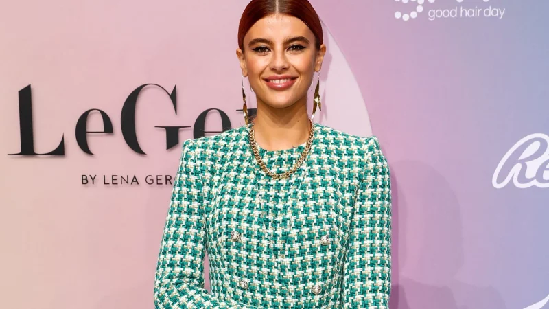 Romina Palm ver&ouml;ffentlichte Fotos mit dem Baby und ihrem Verlobten auf Instagram. (Archivbild) - &copy; Gerald Matzka/dpa