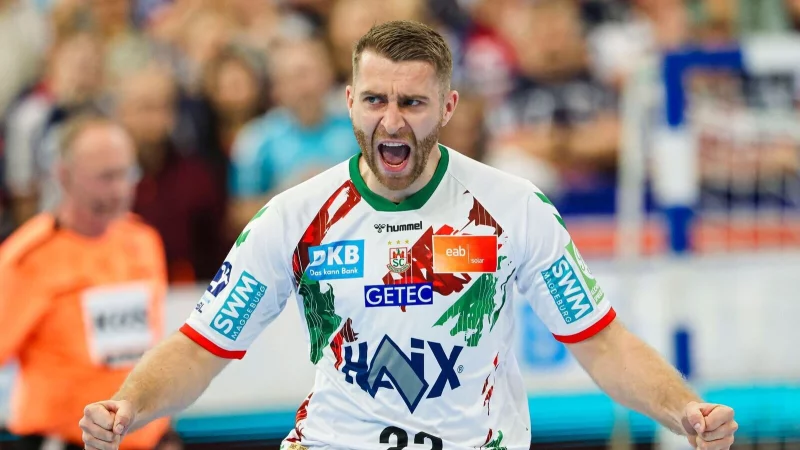 Der SC Magdeburg mit Lukas Mertens warf zum Auftakt der Club-Weltmeisterschaft 50 Tore. - © Frank Molter/dpa