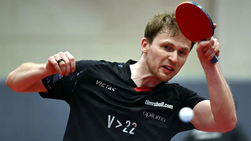 WM-Aus in der dritten Runde: Tischtennis-Profi Benedikt Duda. - &copy; Federico Gambarini/dpa