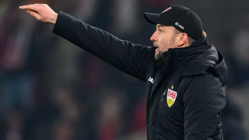 Sebastian Hoeneß kann nur mit einem Pokalsieg mit dem VfB den Sprung in die Europa League schaffen. - © Tom Weller/dpa