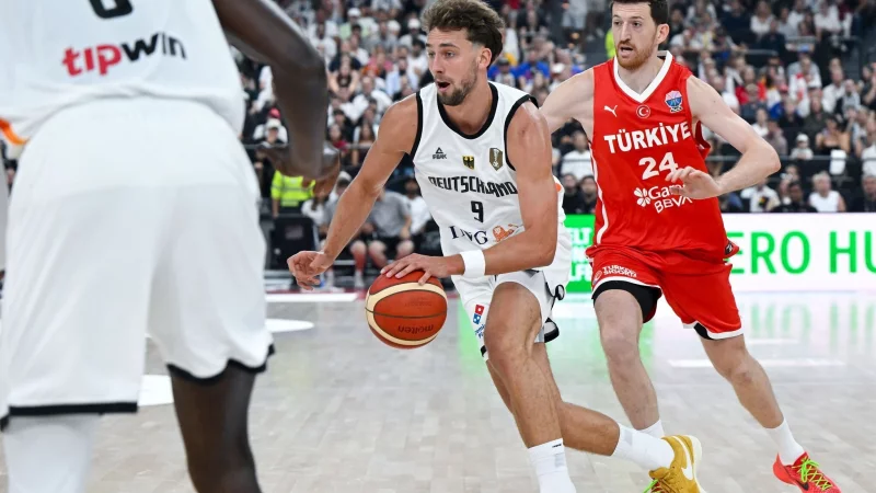 Franz Wagner wurde erst nach der Pause stärker. - © Sven Hoppe/dpa