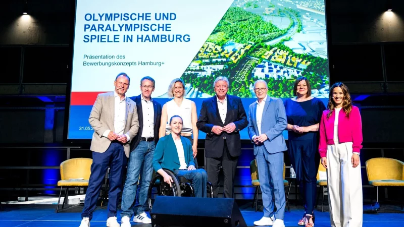 Hamburg ist einer von vier Kandidaten für eine deutsche Olympia-Bewerbung. - © Daniel Bockwoldt/dpa