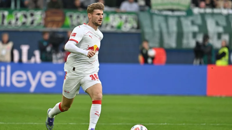 Bundesliga-R&uuml;ckkehrer: Leipzigs Timo Werner. - &copy; Swen Pf&ouml;rtner/dpa