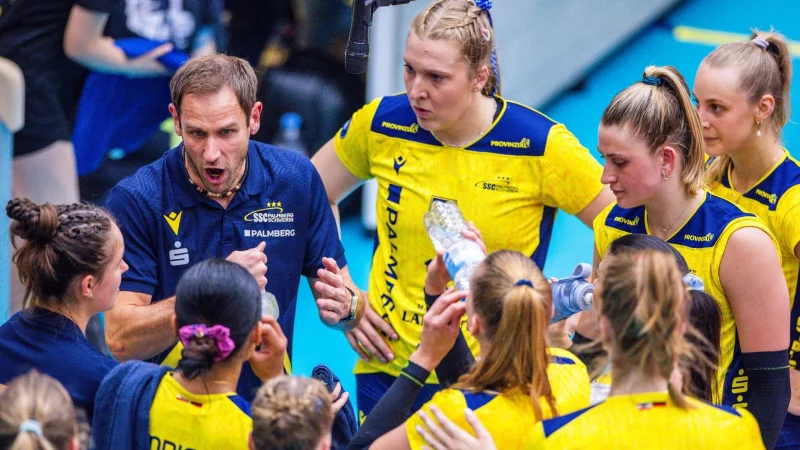 Vom Meisterkader der Schweriner Volleyballerinnen wird in der n&auml;chsten Saison nicht mehr viel &uuml;brig sein. - &copy; Jens B&uuml;ttner/dpa