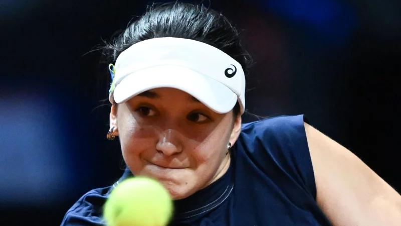 Eva Lys verpasst in Luxemburg die zweite Runde. - © Bernd Weißbrod/dpa