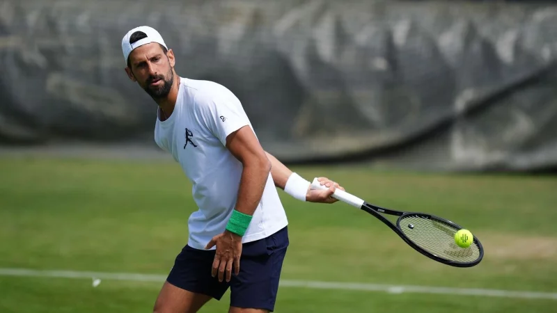 Wie oft wird Novak Djokovic noch in Wimbledon spielen? - © John Walton/PA Wire/dpa