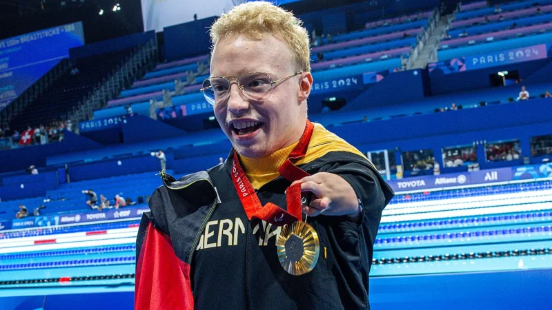 Josia Topf holt bei der WM vier Medaillen. (Archivbild) - &copy; Jens B&uuml;ttner/dpa