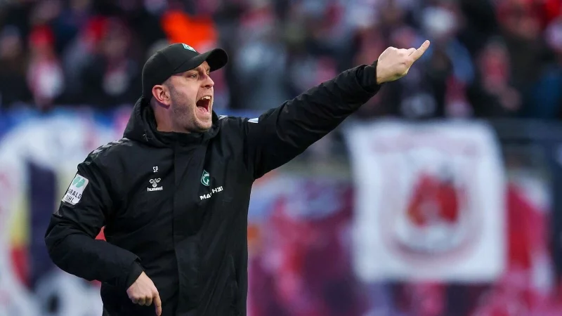 Werders ehemaliger Trainer Ole Werner verhandelt gerade mit RB Leipzig. - © Jan Woitas/dpa