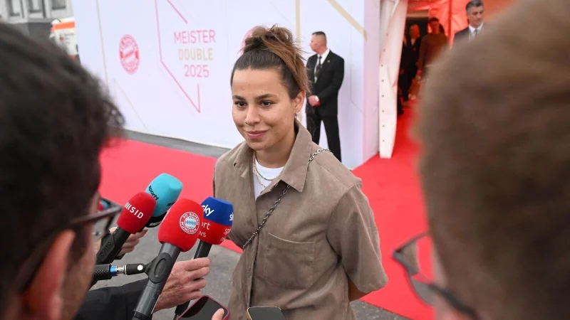 Hat ihr Comeback gegeben: Lena Oberdorf - &copy; Felix H&ouml;rhager/dpa