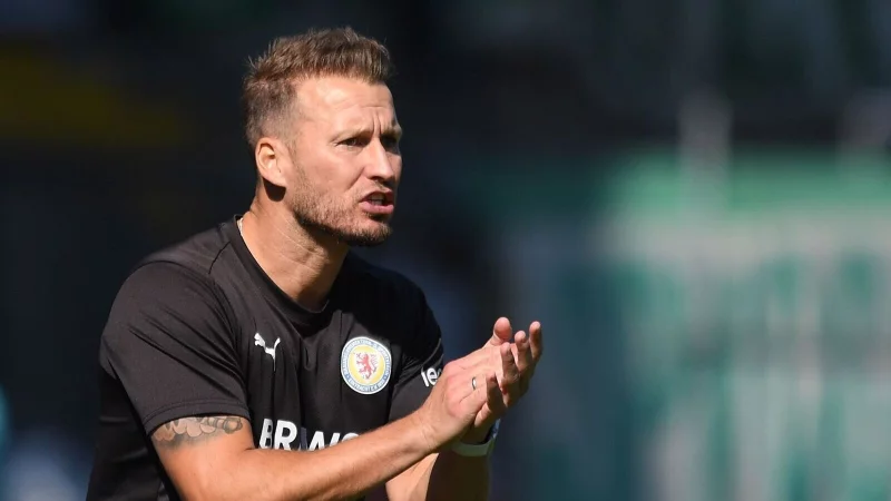 Neuer Braunschweig-Trainer: Marc Pfitzner. - © Swen Pförtner/dpa