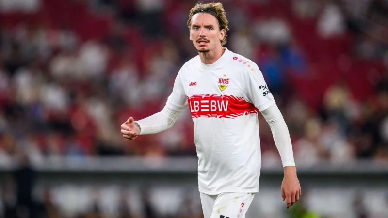 L&auml;uft k&uuml;nftig f&uuml;r Newcastle auf: Nick Woltemade. (Archivbild) - &copy; Tom Weller/dpa