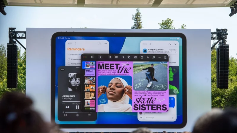 Das iPad wird schließlich besser darin, Programmfenster nebeneinander anzuzeigen. - © Andrej Sokolow/dpa-tmn